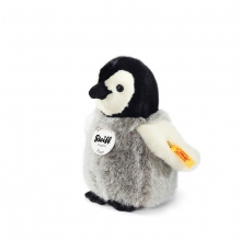 Steiff Pinguin Flaps, grau/weiss