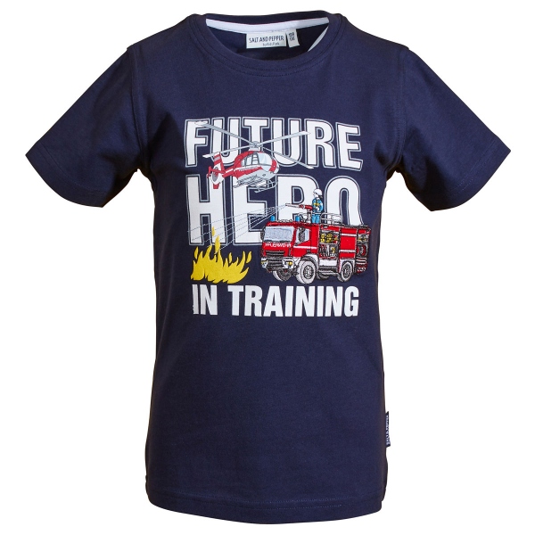 Salt&Pepper Feuerwehr T-Shirt Future Hero navy 104/110-116/122 SOMMER 2021 NEU 