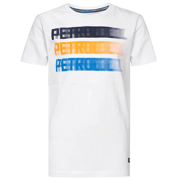 Petrol T-Shirt 3-Farben Schriftlogo