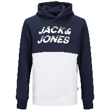 Jack & Jones Sweat 2-farbig Kapuze