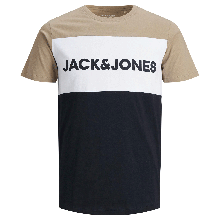 Jack & Jones T-Shirt Logo 3 farbig