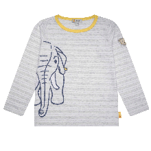 Steiff Shirt Ju. lg.Arm Ringel Elefant