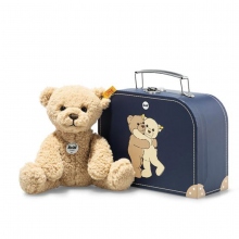 Steiff Teddybär Ben im Koffer beige